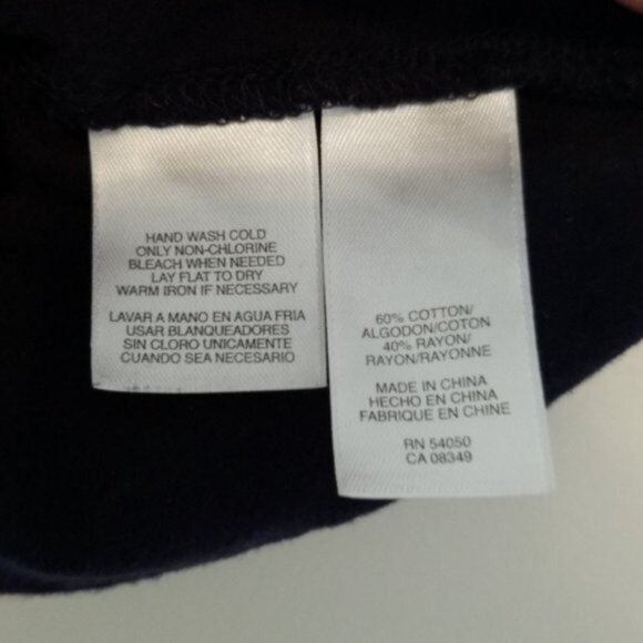 Shirt Jones New York Signature Blue Cap Sleeves Top Blouse Women's WOMAN'S MED - Picture 6 of 7